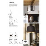 IDEAL LUX 161648 | Nordik Ideal Lux függeszték lámpa - NORDIK SP4 - 4x E27 matt fekete, arany