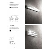 IDEAL LUX 161785 | Cube-IL Ideal Lux fali lámpa - CUBE AP D30 - 1x LED 600lm 3000K matt fehér