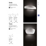 IDEAL LUX 105710 | Soda Ideal Lux fali lámpa - SODA AP1 - 1x E14 fehér
