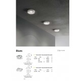 IDEAL LUX 113999 | Blues-IL Ideal Lux beépíthető lámpa - BLUES ROUND BIANCO - Ø95mm 95x95mm 1x GU10 fehér