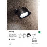 IDEAL LUX 145303 | Tommy-IL Ideal Lux falikar lámpa - TOMMY AP BIANCO 4000K - UV álló műanyag, elforgatható alkatrészek 1x GX53 4000K IP66 UV fehér