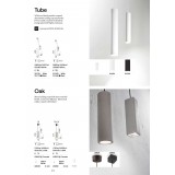 IDEAL LUX 150673 | Oak-IL Ideal Lux függeszték lámpa - OAK SP1 SQUARE CEMENTO - festhető 1x GU10 szürke