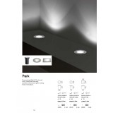 IDEAL LUX 117881 | Park-IL Ideal Lux beépíthető lámpa - PARK PT1 SQUARE - 120x120mm 1x G9 IP54 acél, átlátszó