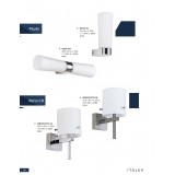 ITALUX MB12021013-1B | Reno-IT Italux falikar lámpa 1x G9 3000K IP44 fehér, matt króm