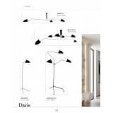 ITALUX MDE610/4+2 | Davis-IT Italux mennyezeti lámpa 6x E27 fekete, antikolt réz