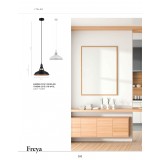 ITALUX MDM-2315/1 M W+SL | Freya-IT Italux függeszték lámpa 1x E27 fehér, ezüst