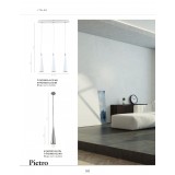 ITALUX FH31801-BJ WH | Pietro Italux függeszték lámpa 1x GU10 fehér, króm