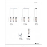 ITALUX MDM1850-2 | Halo-IT Italux függeszték lámpa 2x E27 fehér, fehér