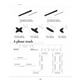 ITALUX TR-L-JOINT-BL | 4-Phase-Track Italux rendszerelem - 90° könyök alkatrész fekete