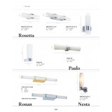 ITALUX MB120211014-2A | Rosetta Italux fali lámpa 2x G9 3000K IP44 fehér, króm