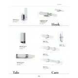 ITALUX MB030101-1C | Hook-IT Italux fali lámpa húzókapcsoló 1x E14 króm, fehér