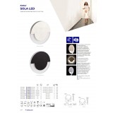 KANLUX 32491 | Kanlux-Sola Kanlux beépíthető lámpa kerek Ø70mm 1x LED 14lm 4000K nemesacél, rozsdamentes acél, átlátszó