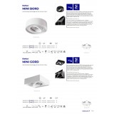 KANLUX 28782 | Mini-Gord-Bord Kanlux beépíthető lámpa kerek billenthető, foglalat nélkül Ø98mm 1x MR16 / GU5.3 / GU10 fehér