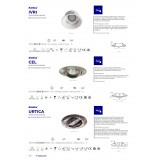 KANLUX 26736 | Ivri Kanlux beépíthető lámpa - IVRI DTO-W - kerek billenthető, foglalat nélkül Ø92mm 1x MR16 / GU5.3 / GU10 fehér