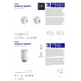 KANLUX 33701 | Kanlux dugalj 10A schuko okos világítás kocka kapcsoló WiFi kapcsolat, Bluetooth fehér