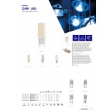 KANLUX 24520 | G9 3,5W -> 28W Kanlux csepp LED fényforrás SMD 300lm 3000K 300°