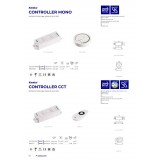 KANLUX 22142 | Kanlux vezérlő CCT LED DIM RF max 10A - 12/24V DC téglalap szabályozható fényerő, állítható színhőmérséklet fehér