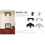 LUCIDE 77975/10/31 | Binari Lucide spot lámpa elforgatható alkatrészek 2x LED 760lm 2700K fehér, arany