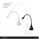 LUCIDE 18650/03/31 | Zozy Lucide asztali lámpa 48,5cm fényerőszabályzós kapcsoló flexibilis 1x LED 300lm 3000K fehér