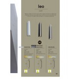 LUTEC 5192701330 | Leo-LU Lutec fali lámpa 1x LED 750lm 3000K IP54 matt fekete, opál
