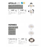 MARKSLOJD 105951 | Apollo-MS Markslojd beépíthető lámpa szabályozható fényerő, 3 darabos szett, billenthető Ø88mm 88x88mm 3x LED 1140lm 3000K IP21 fehér