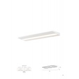 MAXLIGHT W0213 | Shelf Maxlight fali lámpa 1x LED 800lm 3000K fehér