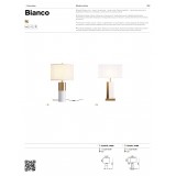 MAYTONI Z030TL-01BS | Bianco-MAY Maytoni asztali lámpa 65cm sárgaréz