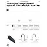 MAYTONI TRX034-421.12W | Exility-Magnetic-Track Maytoni rendszerelem - vezetősín - süllyesztett alkatrész - 1m fehér