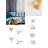 NOVA LUCE 6101601 | Guscio Nova Luce fali lámpa 1x E14 króm, átlátszó
