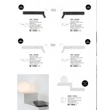 NOVA LUCE 9533524 | Vida-NL Nova Luce falikar lámpa kapcsoló elforgatható alkatrészek, USB csatlakozó, háttérvilágítás 1x LED 210lm + 1x LED 350lm 3000K matt fehér