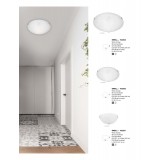 NOVA LUCE 702201 | Shell Nova Luce fali lámpa 1x E27 fehér, króm, átlátszó