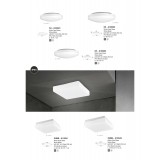NOVA LUCE 6110041 | Cube-NL Nova Luce mennyezeti lámpa négyzet 1x E27 IP44 fehér, opál