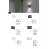 NOVA LUCE 740402 | Soho-NL Nova Luce fali lámpa 2x LED 480lm 3000K IP54 matt fehér