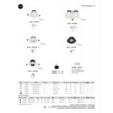 NOVA LUCE 8016909 | Lazio-Olbia-Belluno Nova Luce beépíthető keret négyzet 90x90mm IP44 fekete, fehér