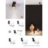 NOVA LUCE 92002 | Universal-NL Nova Luce spot CRI>90 lámpa UGR <13, elforgatható alkatrészek 1x LED 1450lm 3000K matt fekete