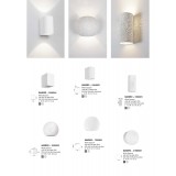 NOVA LUCE 51684201 | Otello Nova Luce falikar lámpa festhető 1x G9 fehér