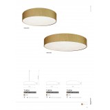NOWODVORSKI 8802 | Turda Nowodvorski mennyezeti lámpa kerek 7x E27 arany, fehér