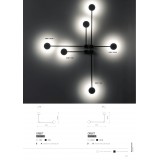 NOWODVORSKI 7804 | Orbit-NW Nowodvorski fali lámpa 2x GX53 fekete