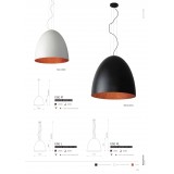 NOWODVORSKI 10323 | Egg Nowodvorski függeszték lámpa 1x E27 fehér, vörösréz