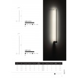 NOWODVORSKI 10366 | Arm Nowodvorski falikar lámpa 1x LED 360lm 3000K fekete