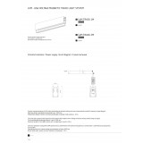 NOWODVORSKI 10163 | LVM-Magnetic Nowodvorski rendszerelem - vezetősín 48V - alkatrész - 2m mágnes fekete