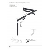 NOWODVORSKI 10161 | LVM-Magnetic Nowodvorski rendszerelem - LED tápegység 150W - 48V - alkatrész mágnes fekete