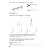 NOWODVORSKI 10157 | LVM-Magnetic Nowodvorski rendszerelem - vezetősín - süllyesztett 48V - alkatrész - 2m mágnes fekete