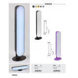 RABALUX 76017 | Parker-RA Rabalux hordozható, hangulatvilágítás dekor lámpa távirányító szabályozható fényerő, színváltós, elemes/akkus, USB csatlakozó 1x LED lila, opál