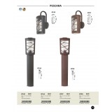 RABALUX 8742 | PescaraR Rabalux falikar lámpa UV álló műanyag 1x E27 IP44 UV antracit szürke, opál