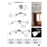 RABALUX 6635 | Harmony-lux Rabalux spot lámpa elforgatható alkatrészek 1x E14 matt króm, fehér mintás