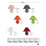 RABALUX 4904 | Ariel Rabalux asztali lámpa 19cm vezeték kapcsoló 1x E14 narancs