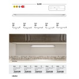 RABALUX 2341 | SlimR Rabalux fali lámpa kapcsoló 1x G5 / T4 520lm 2700K fehér
