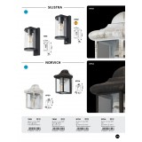 RABALUX 7892 | Silistra Rabalux falikar lámpa mozgásérzékelő 1x E27 IP44 antracit, átlátszó