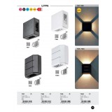 RABALUX 7318 | Lippa-RA Rabalux fali lámpa négyzet 1x LED 360lm 3000K IP54 fehér